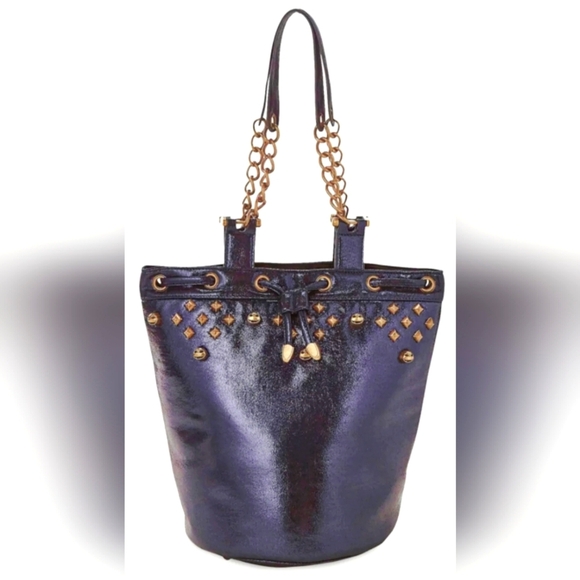 Disney Nightmare before Christmas Fashion blue Jack stud bucket Bag - Picture 1 of 7